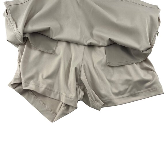 Lady Hagen Essentials Womens Skort Size 6 Beige Polyester Blend - Picture 5 of 5